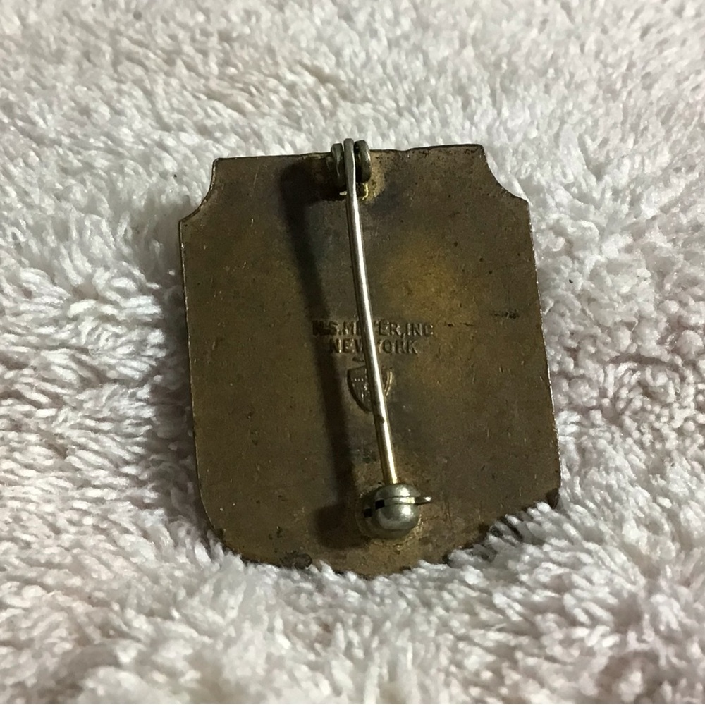 TMI Gold and Purple Shield Pin - Picture 3 of 12